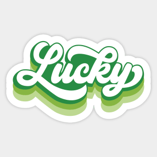 Lucky - St. Patrick Day Sticker